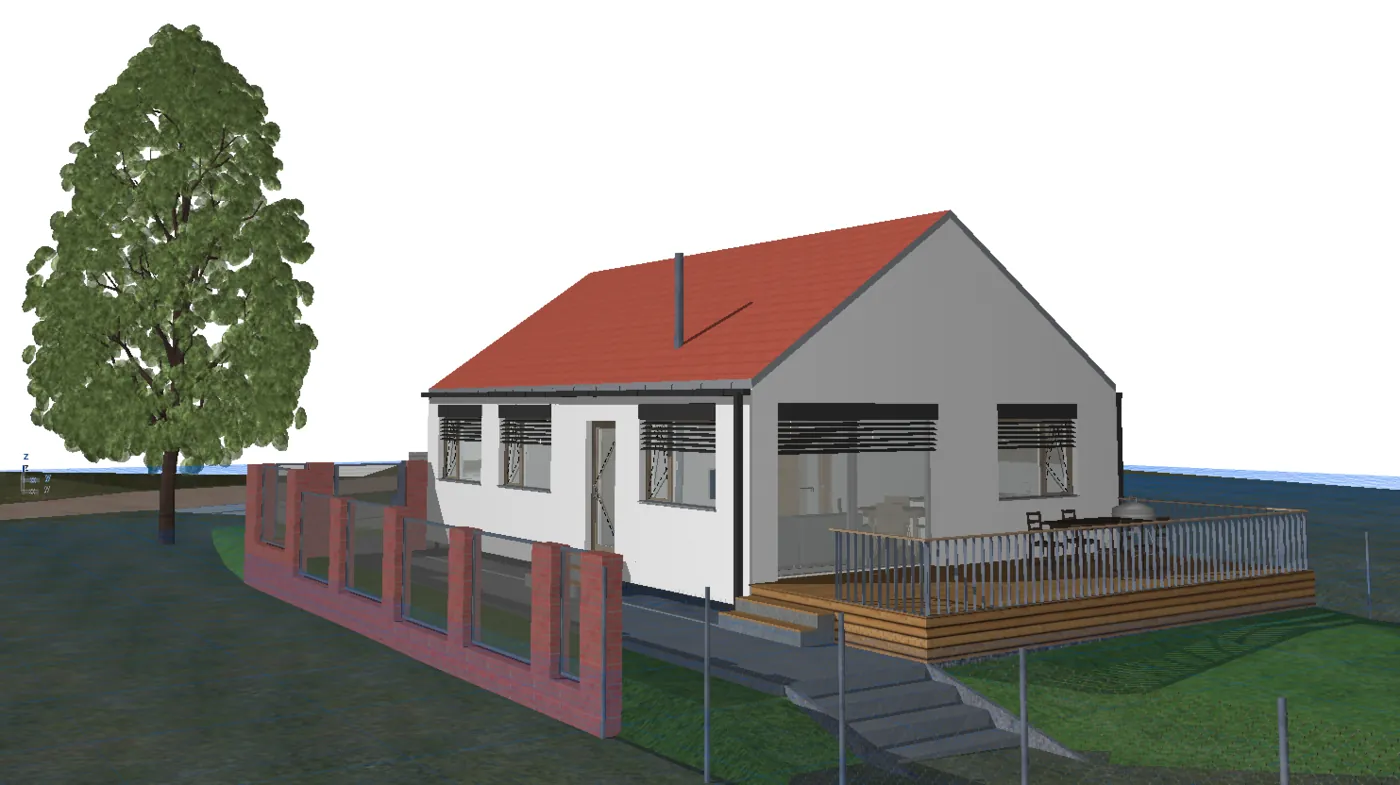 Rodinný dům — dřevostavba, Jihomoravský kraj